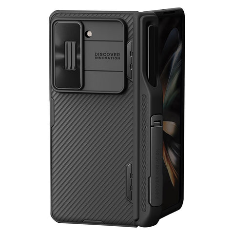 NILLKIN CamShield Fold Case for Samsung Galaxy Z Fold5 5G TPU+PC Phone Cover Kickstand Shell with Pen Slot