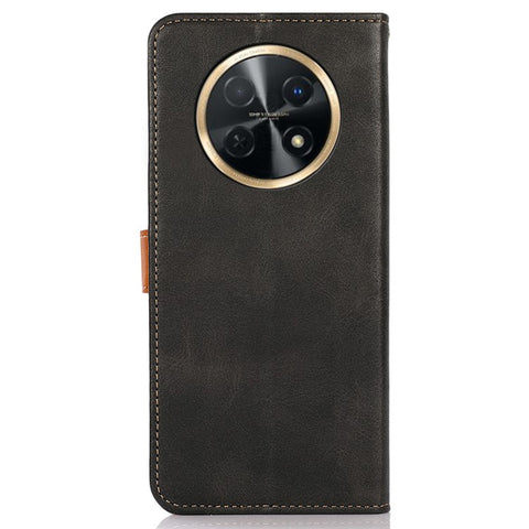 KHAZNEH For Huawei nova Y91 4G / Enjoy 60X PU Leather Case Cowhide Texture Stand Wallet Phone Cover