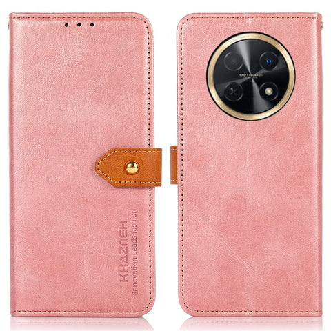 KHAZNEH For Huawei nova Y91 4G / Enjoy 60X PU Leather Case Cowhide Texture Stand Wallet Phone Cover