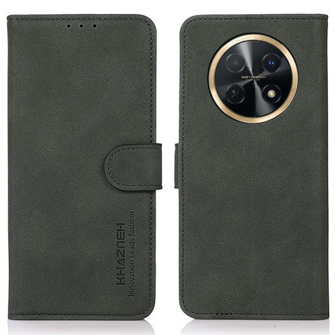 KHAZNEH For Huawei nova Y91 4G / Enjoy 60X Anti-drop Phone Cover Textured PU Leather Wallet Stand Case