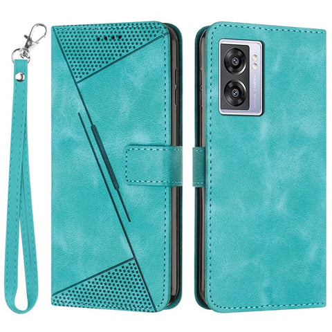 For Oppo A57 (2022) 5G / A77 5G / A57 4G / A57e 4G / A57s 4G / A77 4G / A77s 4G / Realme V23 5G / OnePlus Nord N20 SE 4G Imprinted Leather Phone Stand Wallet Case