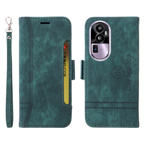BETOPNICE 001 For Oppo Reno10 Pro+ 5G PU Leather Phone Case Folding Stand Wallet Shockproof Cover