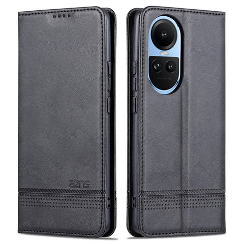 AZNS For Oppo Reno10 5G (Global) / Reno10 Pro 5G (Global) Phone Case Wallet Stand PU Leather Cowhide Texture Cover
