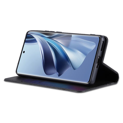AZNS For Oppo Reno10 5G (Global) / Reno10 Pro 5G (Global) Phone Case Wallet Stand PU Leather Cowhide Texture Cover