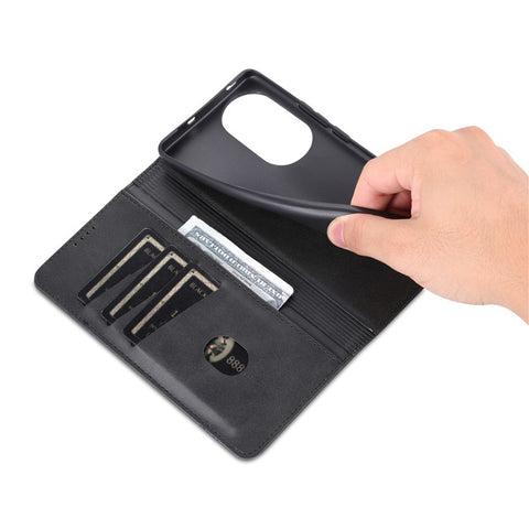 AZNS For Oppo Reno10 5G (Global) / Reno10 Pro 5G (Global) Phone Case Wallet Stand PU Leather Cowhide Texture Cover