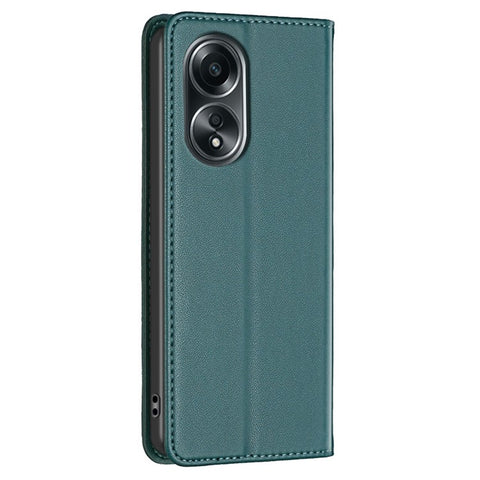 BINFEN COLOR BF18 For Oppo A58 4G / A98 5G Foldable Stand Leather Cover Phone Case Card Holder Shell