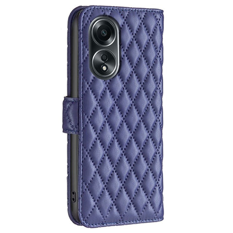BINFEN COLOR BF Style-14 for Oppo A58 4G / A98 5G Imprinted Leather Case Wallet Stand Flip Phone Cover