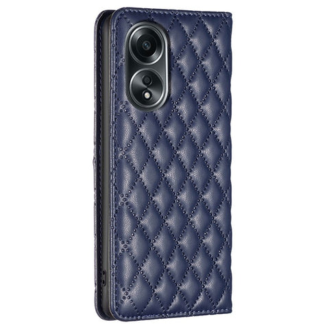 BINFEN COLOR BF Style-16 For Oppo A58 4G / A98 5G PU Leather Stand Cover Card Holder Phone Case