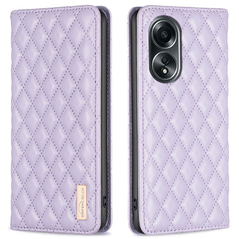 BINFEN COLOR BF Style-16 For Oppo A58 4G / A98 5G PU Leather Stand Cover Card Holder Phone Case