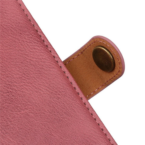 KHAZNEH For Oppo A78 4G Shockproof Cowhide Texture Case PU Leather Stand Wallet Phone Cover