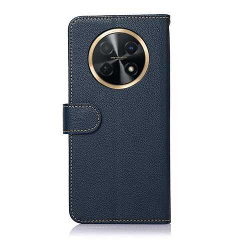 KHAZNEH For Huawei nova Y91 4G / Enjoy 60X RFID Blocking Phone Leather Case Litchi Texture Wallet Stand Phone Cover