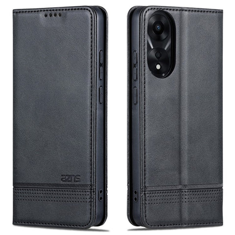AZNS For Oppo A78 4G Phone Cover PU Leather Flip Wallet Stand Case Magnetic Phone Shell