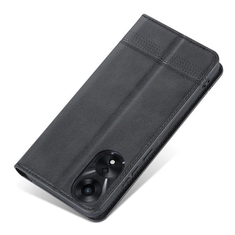 AZNS For Oppo A78 4G Phone Cover PU Leather Flip Wallet Stand Case Magnetic Phone Shell