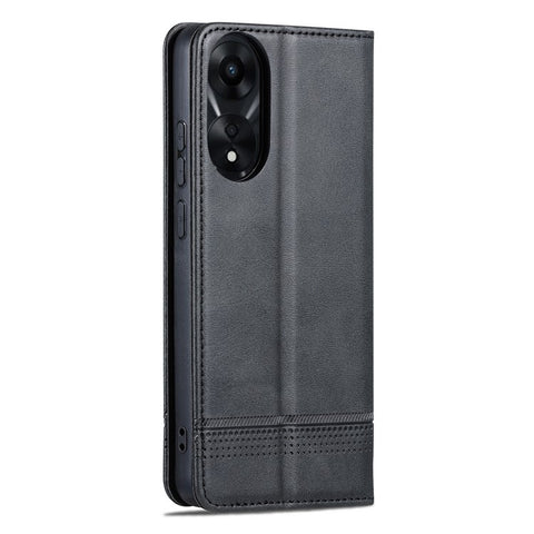 AZNS For Oppo A78 4G Phone Cover PU Leather Flip Wallet Stand Case Magnetic Phone Shell