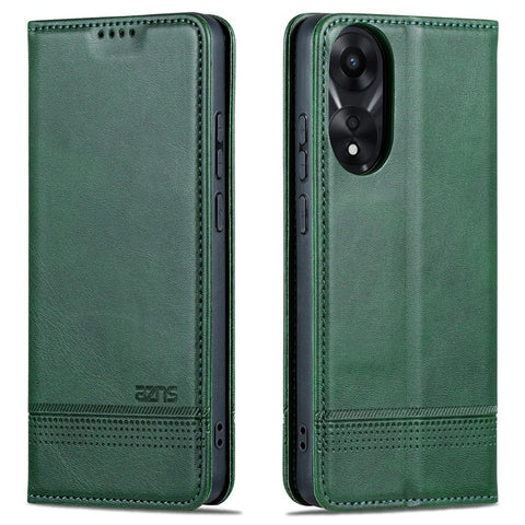 AZNS For Oppo A78 4G Phone Cover PU Leather Flip Wallet Stand Case Magnetic Phone Shell