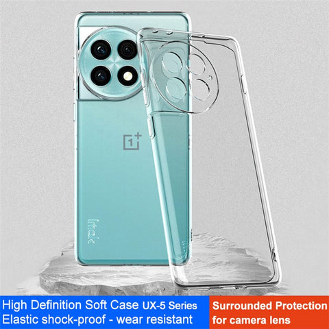 IMAK UX-5 Series for OnePlus Ace 2 Pro 5G Mobile Phone Case TPU Cell Phone Cover HD Transparent