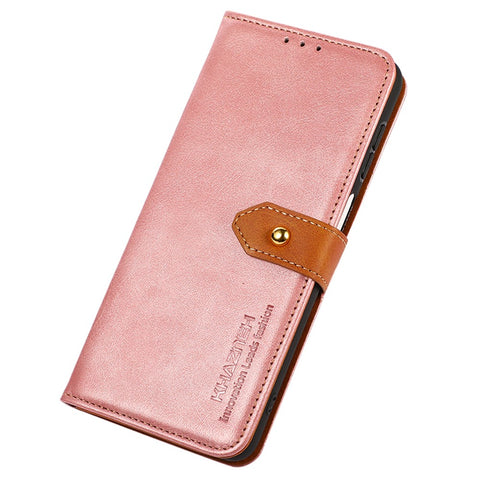 KHAZNEH For OnePlus Ace 2 Pro 5G Cowhide Texture Stand PU Leather Phone Case Wallet Phone Cover