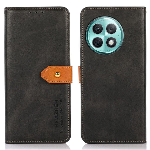 KHAZNEH For OnePlus Ace 2 Pro 5G Cowhide Texture Stand PU Leather Phone Case Wallet Phone Cover