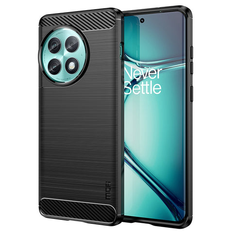 MOFI JK TPU Series-1 for OnePlus Ace 2 Pro 5G Anti-scratch Carbon Fiber Texture Brushed Cover TPU Phone Case