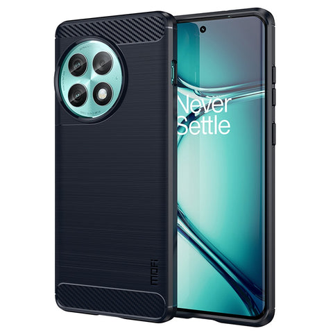 MOFI JK TPU Series-1 for OnePlus Ace 2 Pro 5G Anti-scratch Carbon Fiber Texture Brushed Cover TPU Phone Case