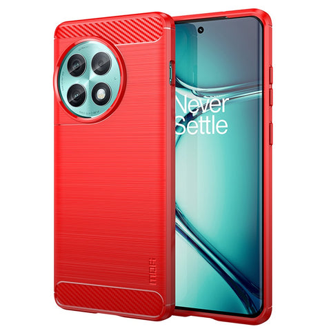 MOFI JK TPU Series-1 for OnePlus Ace 2 Pro 5G Anti-scratch Carbon Fiber Texture Brushed Cover TPU Phone Case