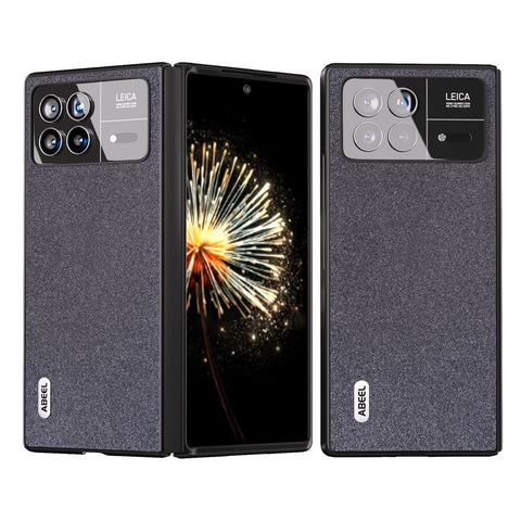 ABEEL For Xiaomi Mix Fold 3 5G Glitter Phone Case PU Leather + PC Shockproof Protective Cover