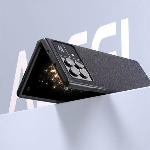 ABEEL For Xiaomi Mix Fold 3 5G Glitter Phone Case PU Leather + PC Shockproof Protective Cover