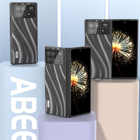 ABEEL Milky Way Series For Xiaomi Mix Fold 3 5G Shockproof Phone Case PU Leather Coated PC Back Cover