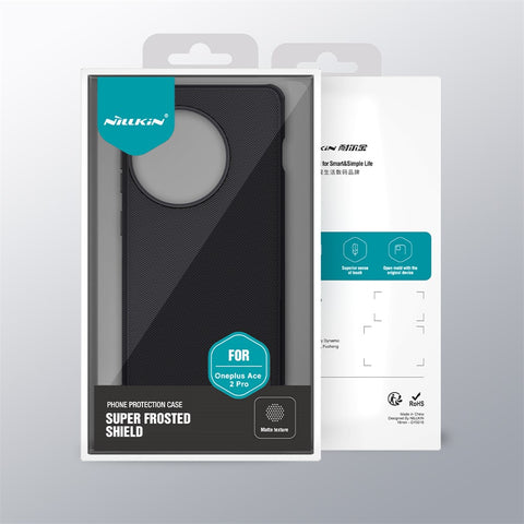 NILLKIN Super Frosted Shield Pro for OnePlus Ace 2 Pro 5G PC+TPU Case Anti-scratch Matte Phone Cover