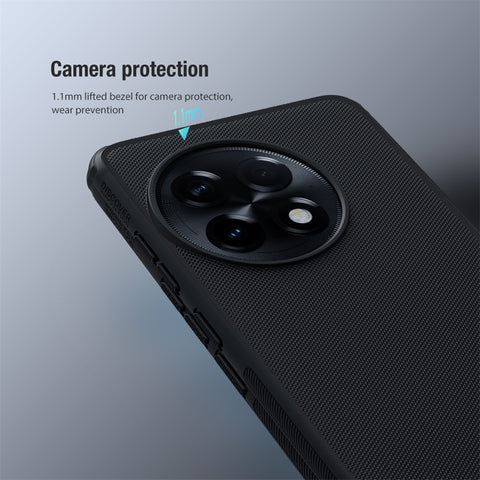 NILLKIN Super Frosted Shield Pro for OnePlus Ace 2 Pro 5G PC+TPU Case Anti-scratch Matte Phone Cover