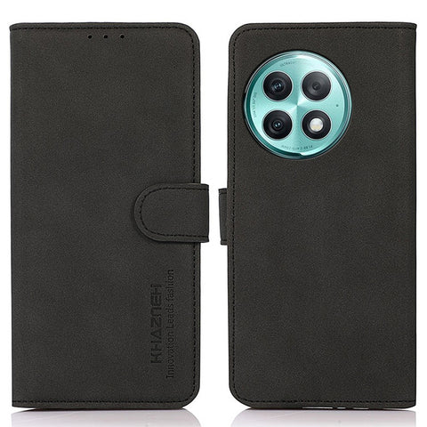 KHAZNEH For OnePlus Ace 2 Pro 5G Textured Wallet Stand Cover Magnetic Closure PU Leather Smartphone Case