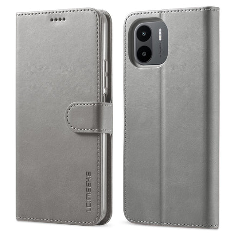 LC.IMEEKE For Xiaomi Redmi A1 4G / A2 4G Wallet Phone Case Calf Texture Stand Leather Phone Cover