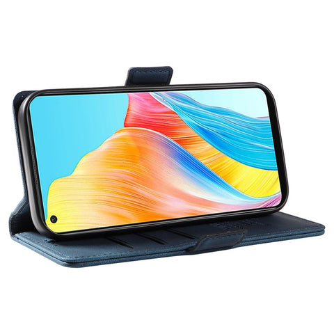 YIKATU YK-005 For Oppo A78 4G PU Leather Wallet Phone Case Skin-touch Stand Flip Cover
