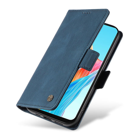 YIKATU YK-005 For Oppo A78 4G PU Leather Wallet Phone Case Skin-touch Stand Flip Cover