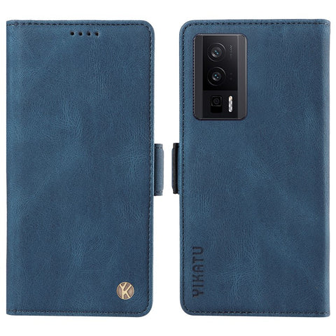 YIKATU YK-005 PU Leather Case for Xiaomi Redmi K60 5G / K60 Pro 5G / Poco F5 Pro 5G , Skin-touch Wallet Stand Phone Cover