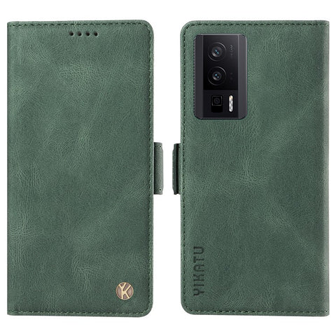 YIKATU YK-005 PU Leather Case for Xiaomi Redmi K60 5G / K60 Pro 5G / Poco F5 Pro 5G , Skin-touch Wallet Stand Phone Cover
