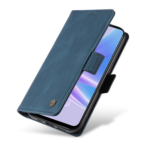YIKATU YK-005 PU Leather Folio Cover for Oppo A58 5G / A78 5G , Skin-touch Wallet Stand Phone Case