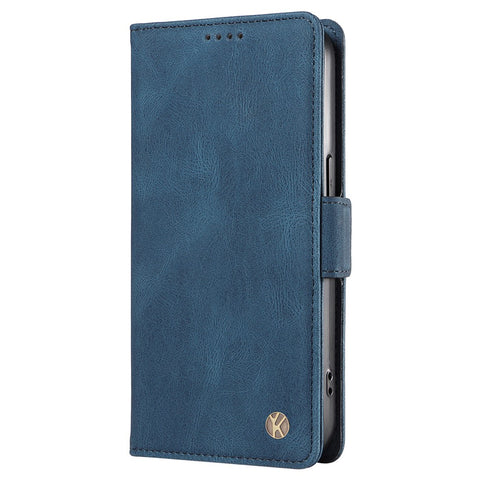 YIKATU YK-005 PU Leather Folio Cover for Oppo A58 5G / A78 5G , Skin-touch Wallet Stand Phone Case