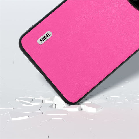 ABEEL For Huawei Mate 60 Pro Textured Phone Case PU Leather Coated TPU Anti-scratch Phone Cover