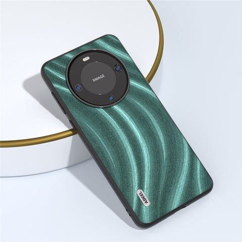 ABEEL Milky Way Series for Huawei Mate 60 Pro Slim Phone Case PU Leather+PC+TPU Phone Cover