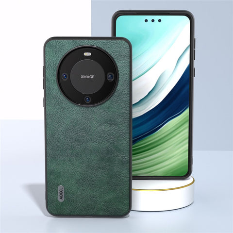 ABEEL For Huawei Mate 60 Pro Cell Phone Case Litchi Texture PU Leather Coated PC Cover Phone Shell