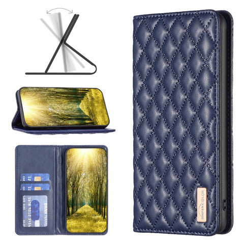 BINFEN COLOR BF Style-16 For Huawei Mate 60 Pro / Mate 60 Pro+ Phone Leather Case Card Holder Stand Cover