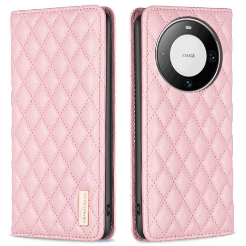 BINFEN COLOR BF Style-16 For Huawei Mate 60 Pro / Mate 60 Pro+ Phone Leather Case Card Holder Stand Cover