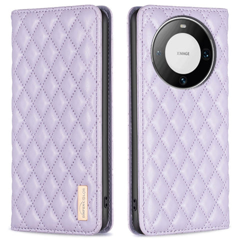BINFEN COLOR BF Style-16 For Huawei Mate 60 Pro / Mate 60 Pro+ Phone Leather Case Card Holder Stand Cover