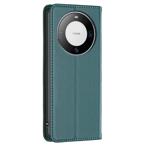 BINFEN COLOR BF18 For Huawei Mate 60 Pro / Mate 60 Pro+ Leather Phone Cover Card Holder Stand Case