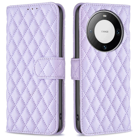 BINFEN COLOR BF Style-14 for Huawei Mate 60 Pro / Mate 60 Pro+ Phone Case Imprinted Leather Wallet Stand Cover