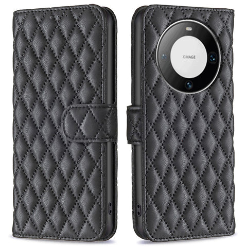 BINFEN COLOR BF Style-14 for Huawei Mate 60 Pro / Mate 60 Pro+ Phone Case Imprinted Leather Wallet Stand Cover