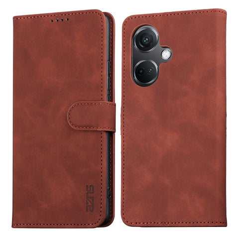 AZNS For OnePlus Nord CE3 5G / Oppo K11 5G PU Leather Cell Phone Case Slim-Fit Shell Stand Wallet Phone Cover
