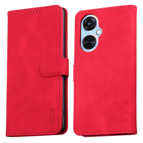 AZNS For Oppo K11x 5G Slim-Fit PU Leather Phone Case Stand Wallet Mobile Phone Cover