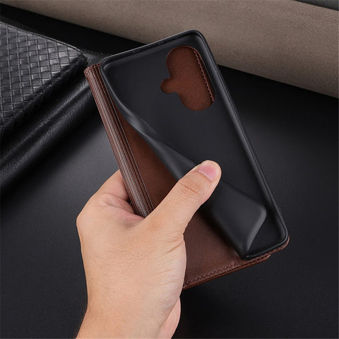 AZNS For Oppo K11 5G / OnePlus Nord CE3 5G Cellphone Cover PU Leather Flip Wallet Stand Case Phone Shell